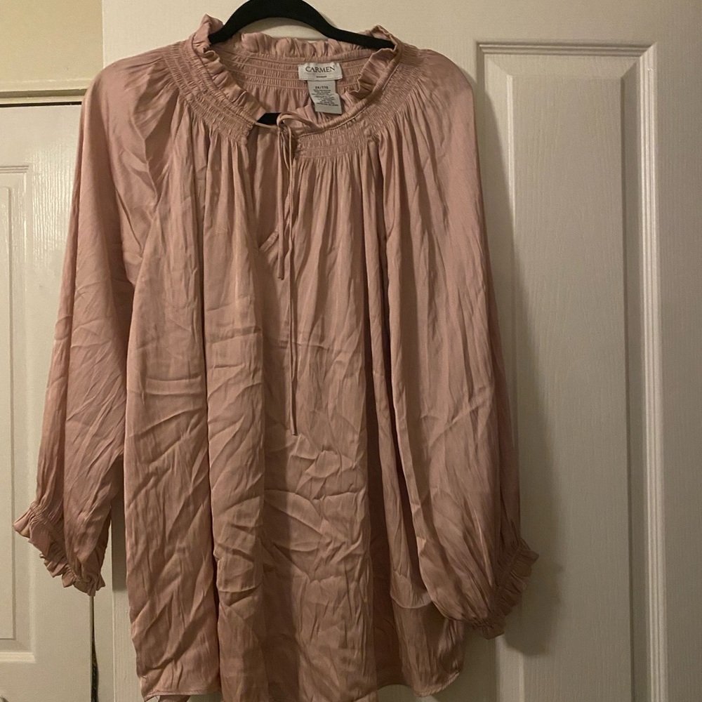 CARMEN - BLUSH PINK TOP